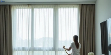 Delicate sheer drape cleaning figtree-nsw Matty Curtain Cleaning